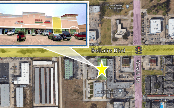 Pictures of Retail property located at 12315 Bellaire Blvd, Houston, TX 77072 for lease - image #1