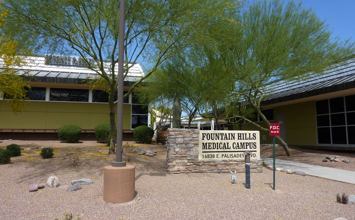 Pictures of Office property located at 16838 E Palisades Blvd, Fountain Hills, AZ 85268 for lease - image #1