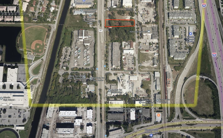 Pictures of Land property located at 145 N Congress Ave, Delray Beach, FL 33444 for lease - image #1