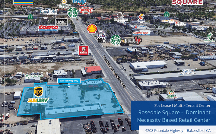 Pictures of Retail property located at 4208 Rosedale Hwy, Bakersfield, CA 93308 for lease - image #1