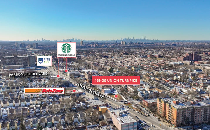 Pictures of Land property located at 161-09 Union Turnpike, Queens, NY 11366 for lease - image #1