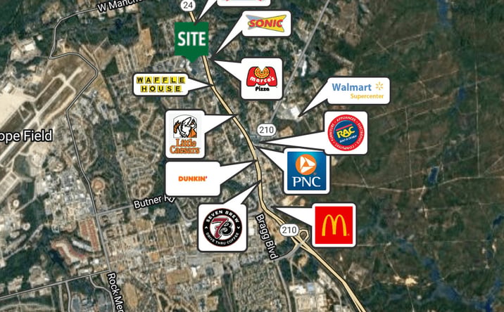 Pictures of Retail, Industrial property located at 1139 N Bragg Blvd, Spring Lake, NC 28390 for lease - image #1