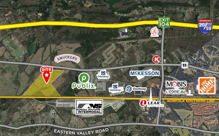 Pictures of Land, Industrial property located at Old Tuscaloosa Highway, McCalla, AL 35111 for lease - image #1