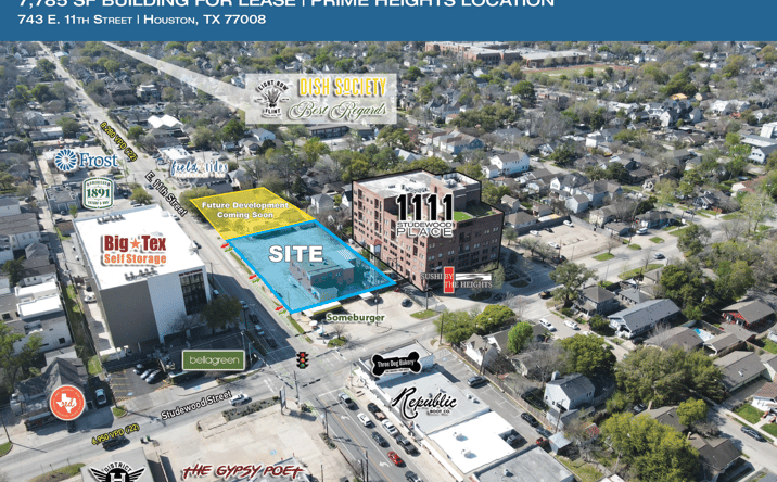 Pictures of Retail, Office, Restaurant property located at 743 E 11th St, Houston, TX 77008 for lease - image #1