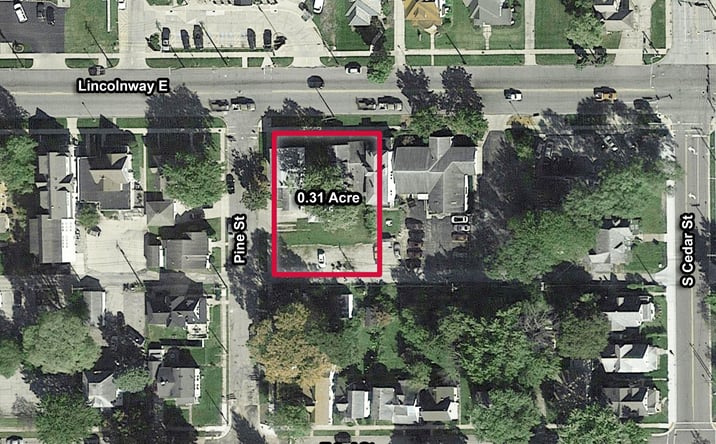 Pictures of Land property located at 501 Lincolnway E, Mishawaka, IN 46544 for lease - image #1