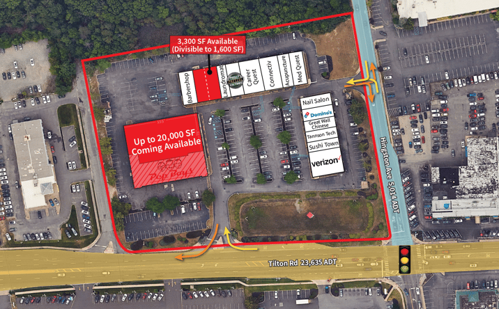 Pictures of Retail property located at 6814 Tilton Rd, Egg Harbor Township, NJ 08234 for lease - image #1
