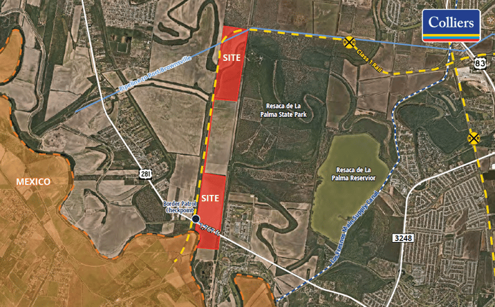 Pictures of Land property located at US Hwy 281 & New Carmen Ave, Brownsville, TX 78520 for lease - image #1