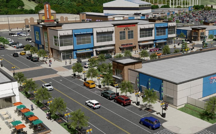 Pictures of Retail, Restaurant property located at Newbury Market, Bridgeville, PA 15017 for lease - image #1