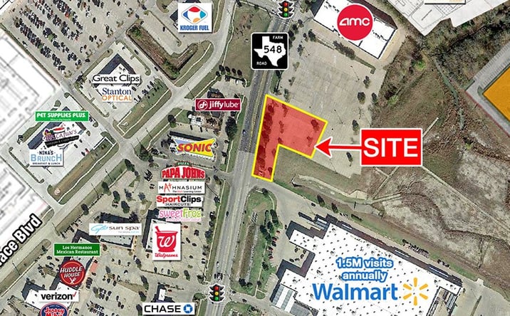 Pictures of Land property located at FM 548 PAD, Forney, TX 75123 for lease - image #1