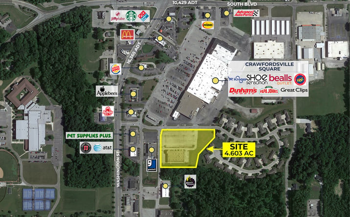 Pictures of Retail, Land, Special Purpose property located at 205 Dry Branch Dr, Crawfordsville, IN 47933 for lease - image #1