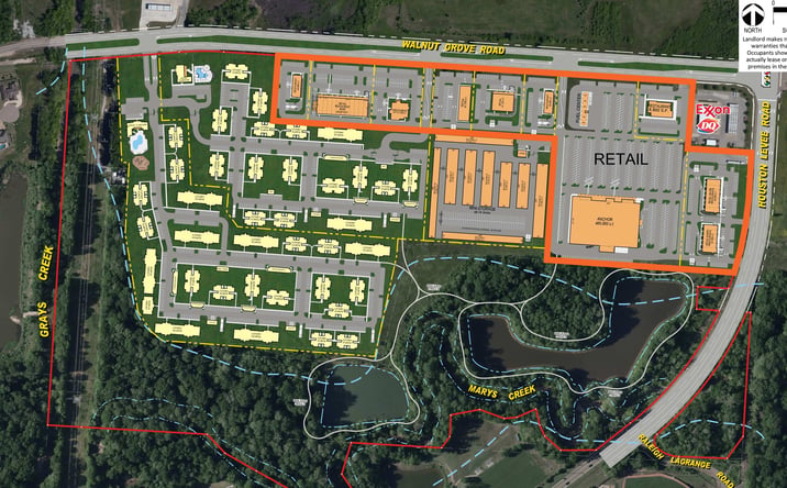 Pictures of Land property located at Swc Walnut Grove Rd & Houston Levee Rd, Memphis, TN 38018 for lease - image #1