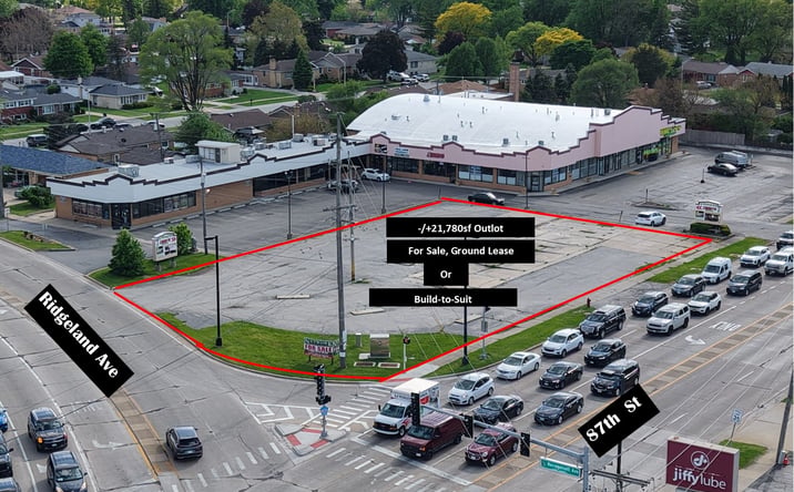 Pictures of Land property located at 8700 South Ridgeland Avenue, Oak Lawn, IL 60453 for lease - image #1