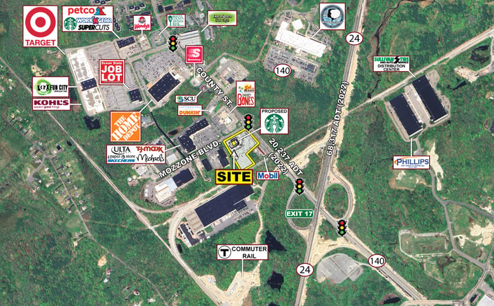 Pictures of Retail property located at 6 Mozzone Blvd, Taunton, MA 02780 for lease - image #1