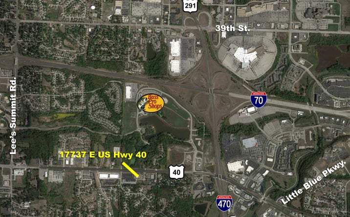 Pictures of Land property located at 17737 E US Hwy 40, Independence, MO 64055 for lease - image #1