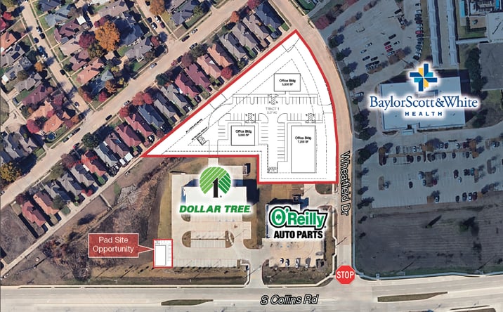 Pictures of Retail property located at 401 S. Collins Rd., Sunnyvale, TX 75182 for lease - image #1
