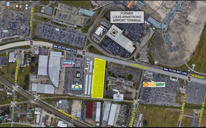 Pictures of Land property located at 851 Airline Dr, Kenner, LA 70062 for lease - image #1
