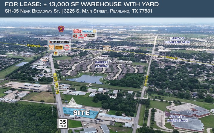 Pictures of Industrial property located at 3225 South Main Street, Pearland, TX 77581 for lease - image #1