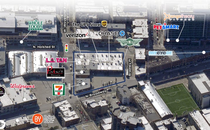 Pictures of Retail, Office property located at 3720 N Broadway, Chicago, IL 60613 for lease - image #1