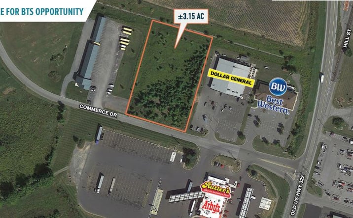 Pictures of Retail, Land, Restaurant property located at 65 Commerce Dr, Milroy, PA 17063 for lease - image #1