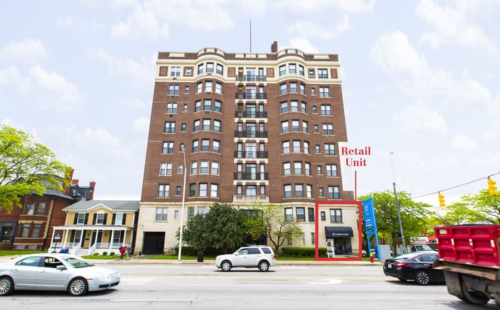 Pictures of Retail, Office property located at 2900 E Jefferson Ave, Detroit, MI 48207 for lease - image #1