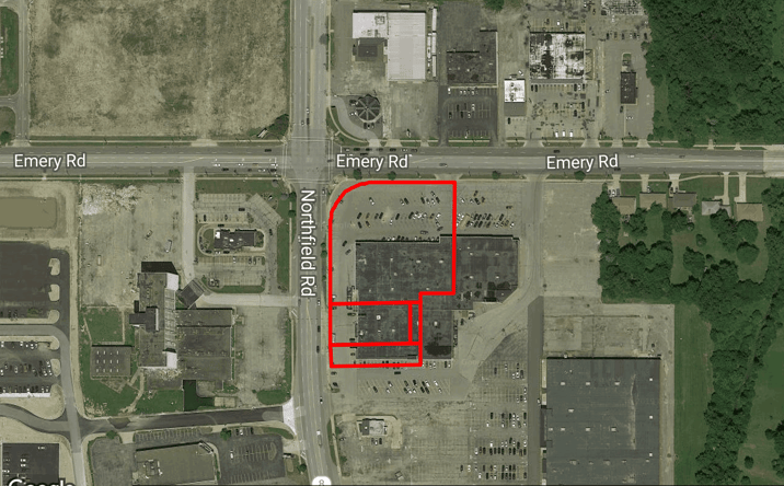 Pictures of Retail property located at 21800 Emery Rd , North Randall, OH 44128 for lease - image #1