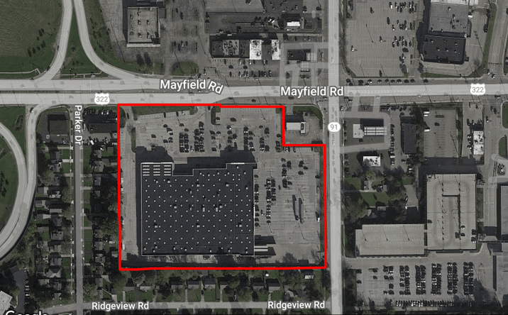Pictures of Retail property located at 6600 Mayfield Rd, Mayfield Heights, OH 44124 for lease - image #1