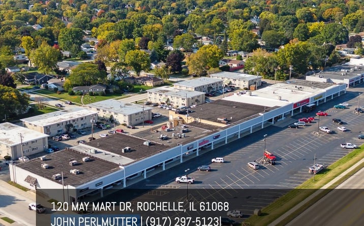 Pictures of Retail, Office property located at 144 May Mart Dr, Rochelle, IL 61068 for lease - image #1