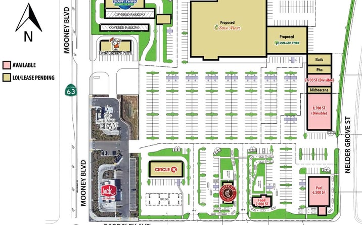 Pictures of Retail property located at NEC of Bardsley Ave. & Mooney Blvd., Tulare, CA 93274 for lease - image #1