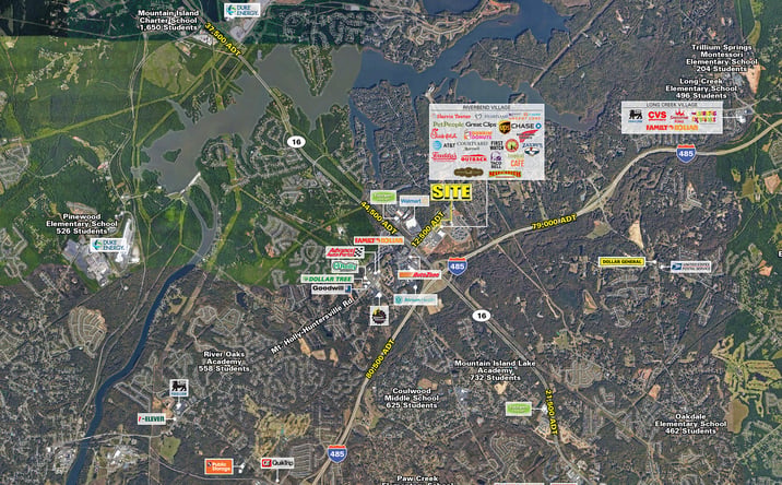Pictures of Retail, Restaurant property located at 4015 Corning Pl, Charlotte, NC 28216 for lease - image #1
