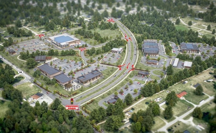 Pictures of Retail, Office, Land property located at NC-55 & Clayton Rd, Fuquay-Varina, NC 27526 for lease - image #1