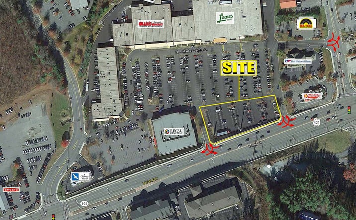 Pictures of Land property located at New Market Centre, Boone, NC 28607 for lease - image #1