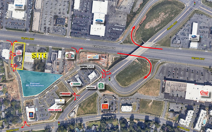 Pictures of Retail property located at 5226 E Independence Blvd, Charlotte, NC 28212 for lease - image #1