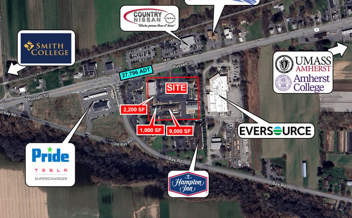 Pictures of Retail, Office, Restaurant property located at 41 Russell St, Hadley, MA 01035 for lease - image #1