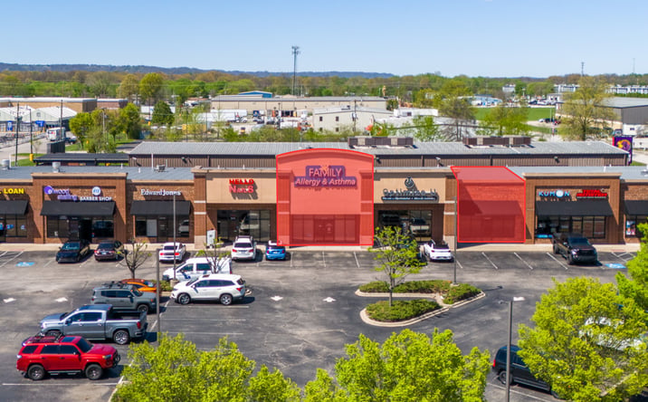 Pictures of Retail, Office property located at 1401 Veterans Pkwy, Clarksville, IN 47129 for lease - image #1