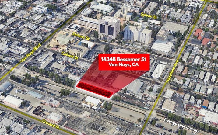 Pictures of Land property located at 14348 Bessemer St, Van Nuys, CA 91401 for lease - image #1