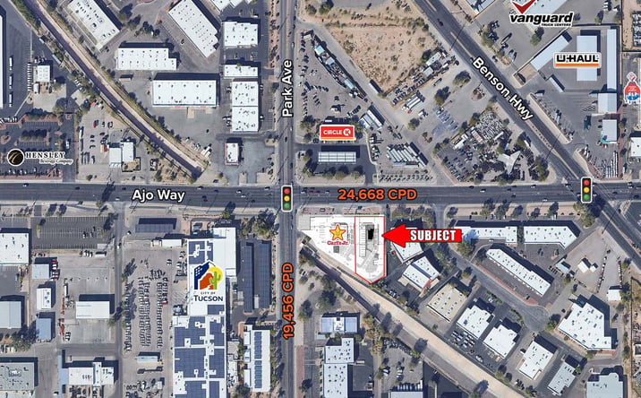 Pictures of Retail property located at Ajo Way & Park Ave – Southeast Corner, Tucson, AZ 85713 for lease - image #1