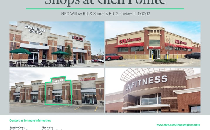 Pictures of Retail property located at 3750 Willow Rd, Northbrook, IL 60062 for lease - image #1