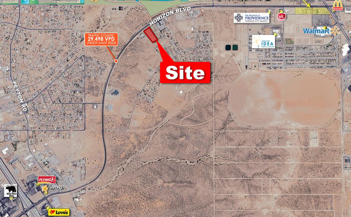 Pictures of Retail property located at SEQ Horizon Blvd & Green Desert Cir, Horizon City, TX 79927 for lease - image #1
