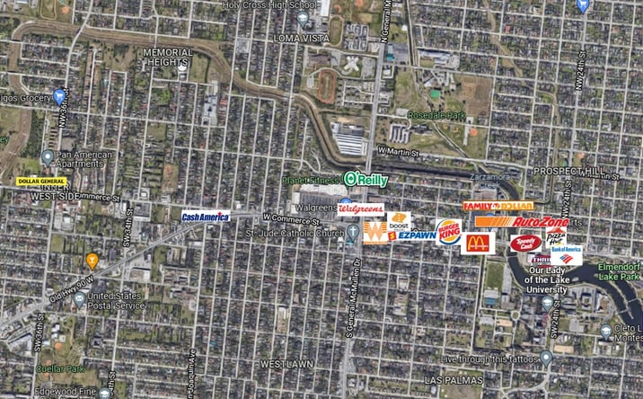Pictures of Retail property located at 4703 W Commerce St, San Antonio, TX 78237 for lease - image #1