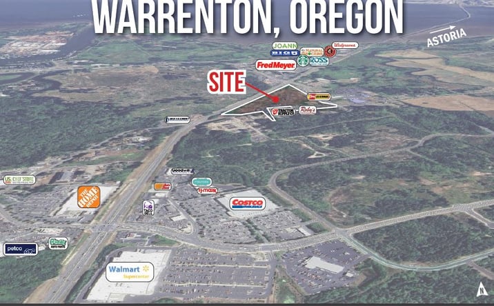 Pictures of Retail property located at 1123 Oregon Coast Hwy, Warrenton, OR 97146 for lease - image #1