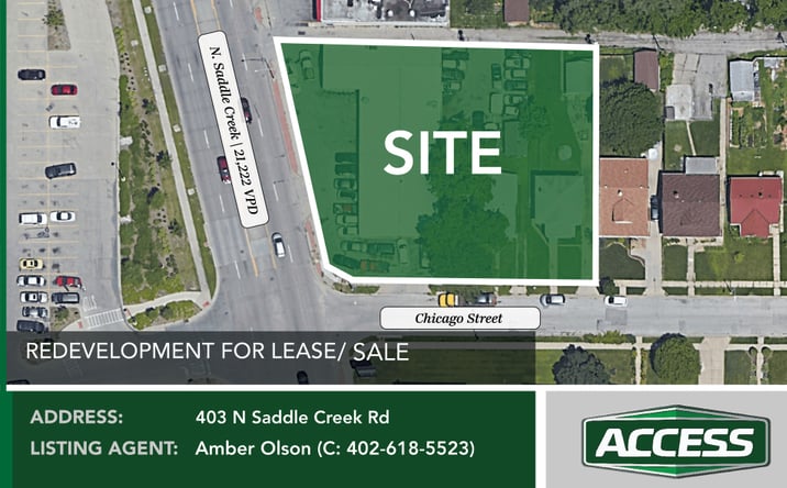 Pictures of Retail, Land property located at 403 N Saddle Creek Rd, Omaha, NE 68131 for lease - image #1