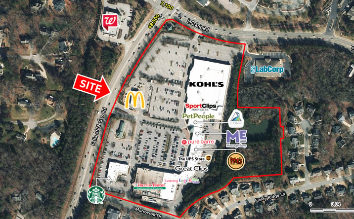 Pictures of Retail property located at 9600 Falls of Neuse Rd, Raleigh, NC 27615 for lease - image #1