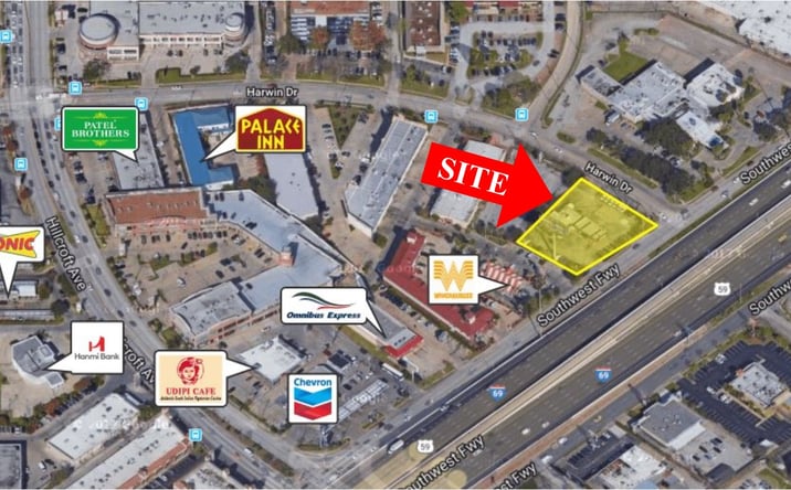 Pictures of Retail property located at 6500 Southwest Freeway, Houston, TX 77074 for lease - image #1