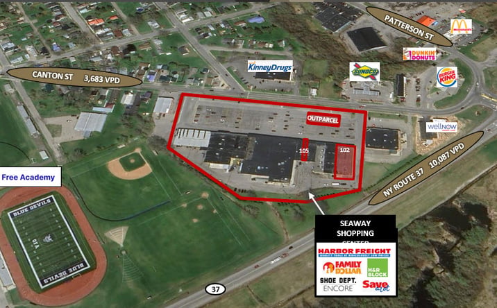 Pictures of Retail, Restaurant, Special Purpose property located at 701-703 Canton St, Ogdensburg, NY 13669 for lease - image #1