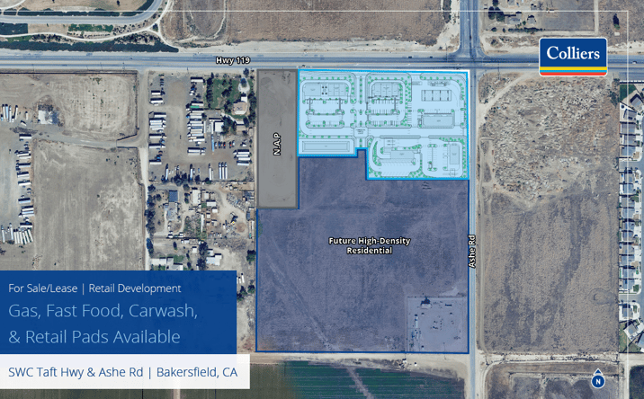 Pictures of Retail, Land property located at Bakersfield, CA, Bakersfield, CA 93313 for lease - image #1