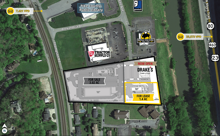 Pictures of Retail property located at 175 Lee Ave, Pikeville, KY 41501 for lease - image #1