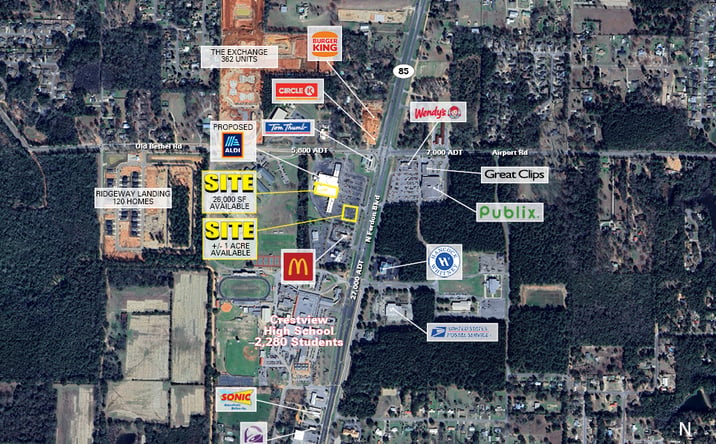 Pictures of Retail, Land property located at 1390 N Ferdon Blvd, Crestview, FL 32536 for lease - image #1