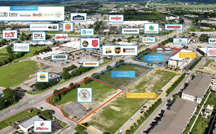 Pictures of Land property located at Lincoln Hwy, St. Charles, IL 60174 for lease - image #1