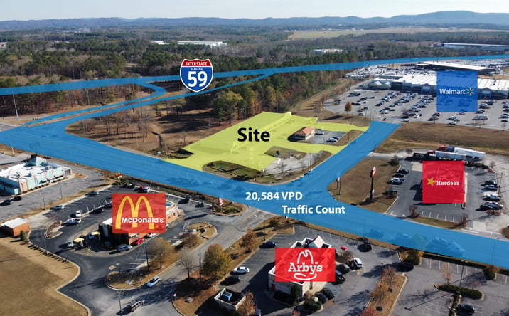Pictures of Retail, Office property located at 977 Gilbert Ferry Rd SE, Attalla, AL 35954 for lease - image #1
