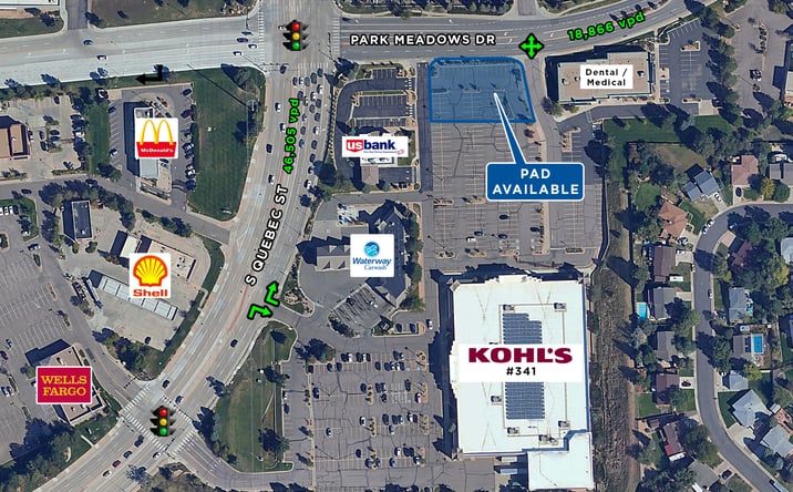 Pictures of Retail, Land property located at 8660 S Quebec St, Lone Tree, CO 80124 for lease - image #1